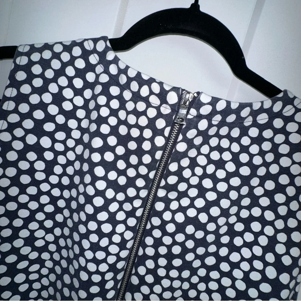 Women's Gap Fit and Flare Polka Dot Dress - Size 14 Tall - Picture 6 of 10